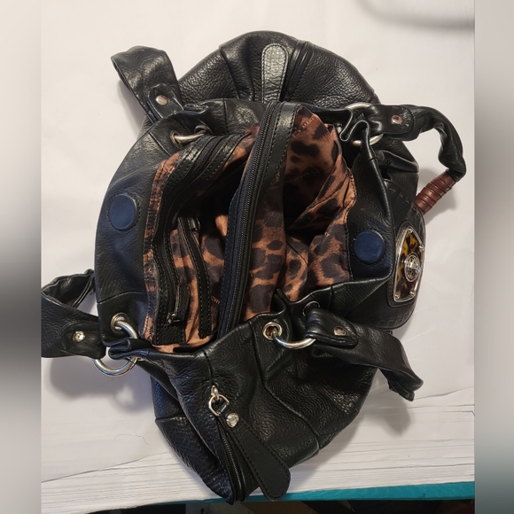 Black Leather Makowsky Bag - Picture 3 of 8